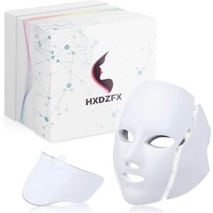 HXDZFX LED Facial Light Therapy Mask - White
